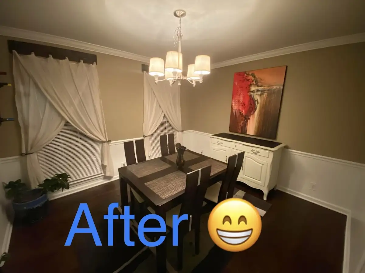Professional dining room restoration after water damage in Carlsbad